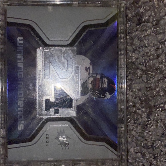 Champ Bailey trading card with used jersey piece - Picture 1 of 2